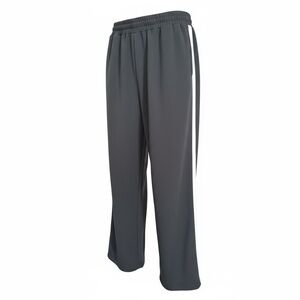 Plus Size Eloquii Wide Leg Black Pants with White Stripe